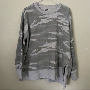Aerie Camo Crew Neck Sweatshirt XL